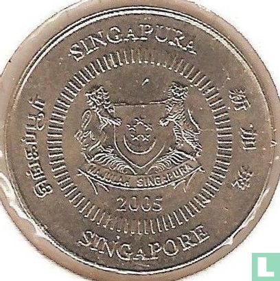 Singapore 10 cents 2005 - Image 1