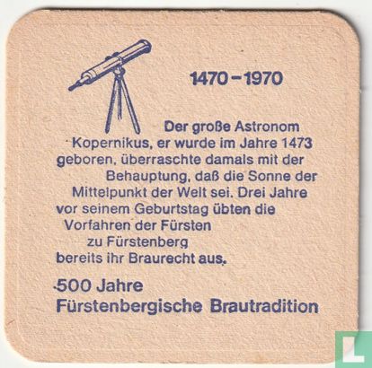 500 Jahre Fürstenbergische Brautradition - Der große Astronom Kopernikus, ... - Image 1