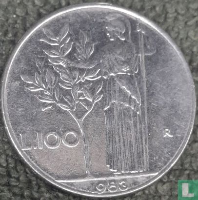 Italien 100 Lire 1983 - Bild 1