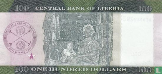 Liberia 100 Dollar - Bild 2
