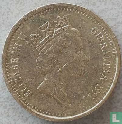 Gibraltar 1 pound 1991 (AC) - Image 1