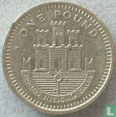 Gibraltar 1 Pound 1991 (AC) - Bild 2