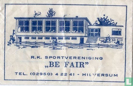 Sportvereniging "Be Fair" - Afbeelding 1