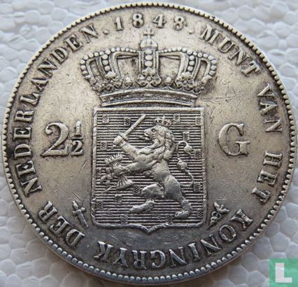 Nederland 2½ gulden 1848 (1848/4) - Afbeelding 1