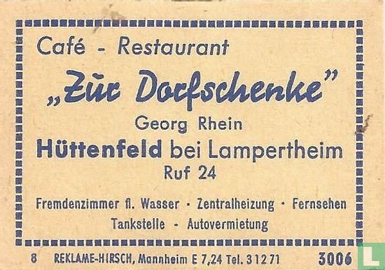 Café Restaurant Zur Dorfschenke