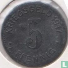 Elberfeld 5 Pfennig 1917 (Zink) - Bild 1