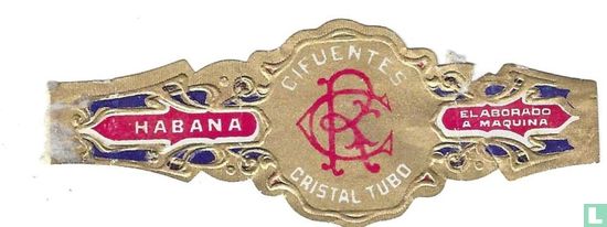 RC Cifuentes Cristal tubo-Habana-Elaborated a Maquina - Afbeelding 1