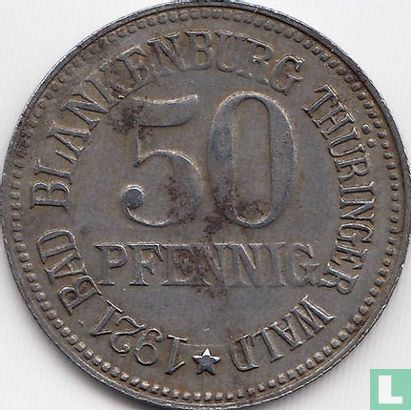 Bad Blankenburg 50 pfennig 1921 (type 1) - Afbeelding 1