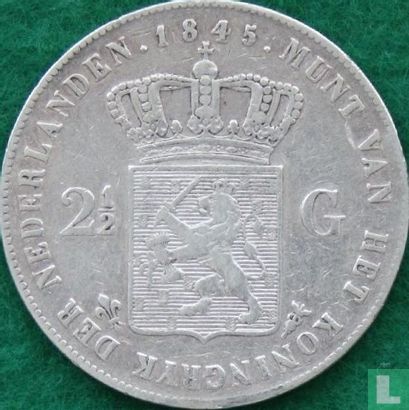Niederlande 2½ Gulden 1845 (Typ 1) - Bild 1