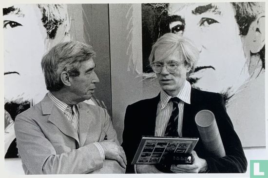 Hergé met Andy Warholl (1977) - Afbeelding 1
