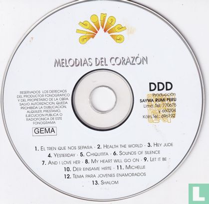 Melodías del corazón  (1) - Afbeelding 3