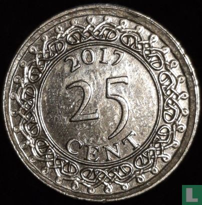 Suriname 25 cent 2017 - Afbeelding 1
