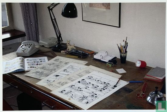 Bureau van Hergé, gereconstrueerd voor de opname van ‘Tintin et moi’ (25 augustus 2002) - Afbeelding 1