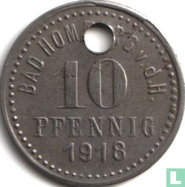 Bad Homburg 10 Pfennig 1918 (Eisen - Typ 2) - Bild 1