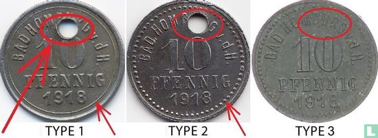 Bad Homburg 10 pfennig 1918 (ijzer - type 1) - Afbeelding 3