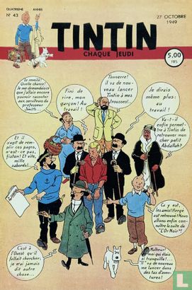 Omslagillustratie van het tijdschrift Tintin (27 oktober 1949) - Afbeelding 1