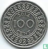Suriname 100 Cent 2014 - Bild 1
