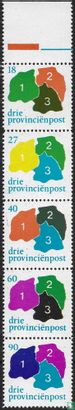 Three provincial post (light blue)