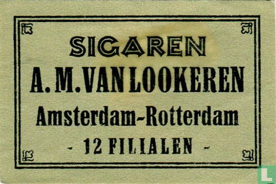Sigaren A.M. van Lookeren 12 filialen