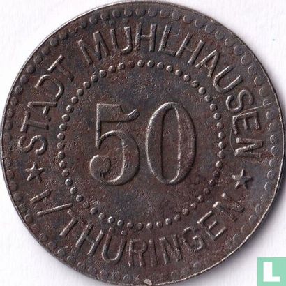 Mühlhausen in Thüringen 50 pfennig 1917 (type 2) - Afbeelding 2