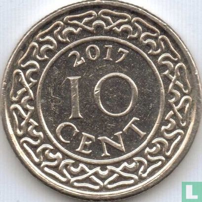 Suriname 10 cent 2017 - Afbeelding 1