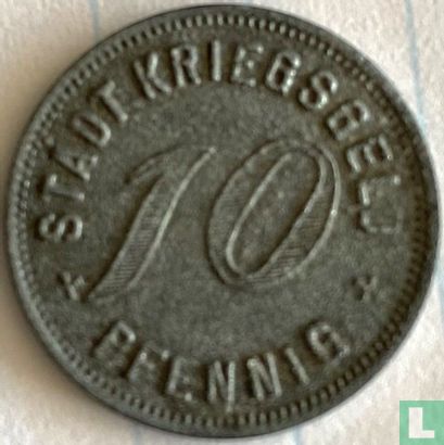 Kirchheim unter Teck 10 pfennig 1917 (zink) - Afbeelding 2