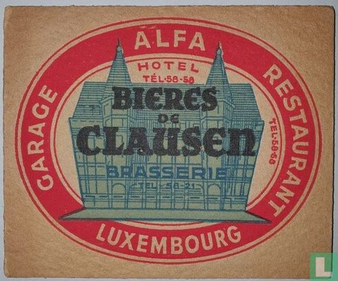 Alfa Hotel - brasserie de Clausen
