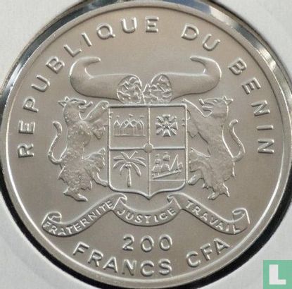 Benin 200 Franc 1994 "Acanthopholis" - Bild 2