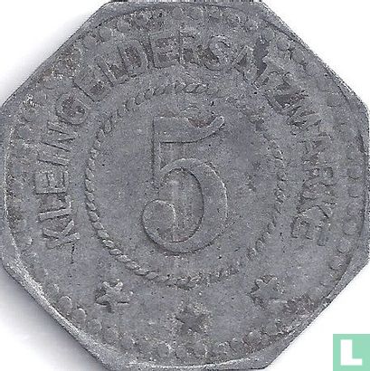 Agatharied 5 pfennig 1917 - Afbeelding 2