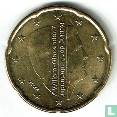 Netherlands 20 cent 2022 - Image 1