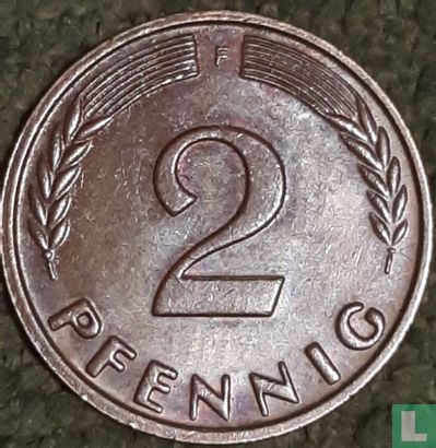 Allemagne 2 pfennig 1965 (F) - Image 2