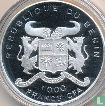 Benin 1000 Franc 1995 (PP) "Iguanodon" - Bild 2