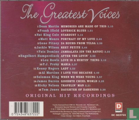 The Greatest Voices CD 2 - Afbeelding 2