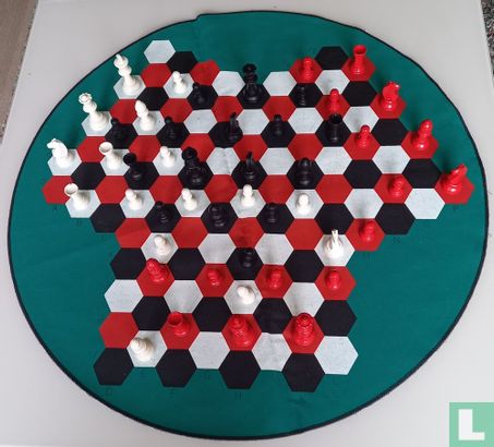 Hexagonaal schaakspel - Afbeelding 1