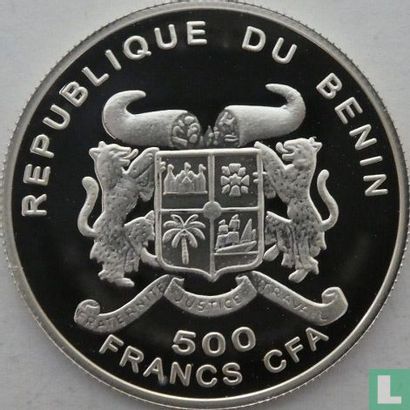 Benin 500 Franc 2002 (PP) "Euro introduction" - Bild 2