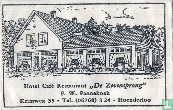 Hotel Café Restaurant "De Zevensprong" - Afbeelding 1
