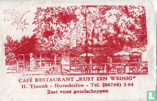 Café Restaurant "Rust een Weinig"  - Image 1