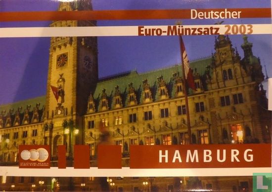 Duitsland jaarset 2003 "Hamburg"  - Afbeelding 1