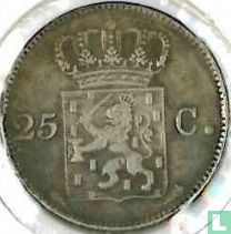Nederland 25 cent 1822 - Afbeelding 2
