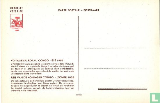 Notabelen op de vliegbaan van Kitega (Urundi) - Image 2