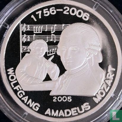 Benin 1000 francs 2005 (PROOF - type 2) "250th anniversary Birth of Wolfgang Amadeus Mozart" - Afbeelding 1