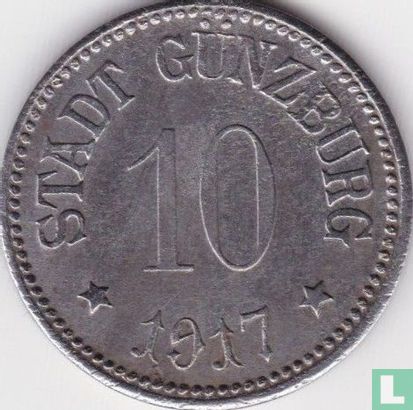 Günzburg 10 pfennig 1917 (ijzer) - Afbeelding 1