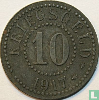 Frankfurt aan de Oder 10 pfennig 1917 - Afbeelding 1