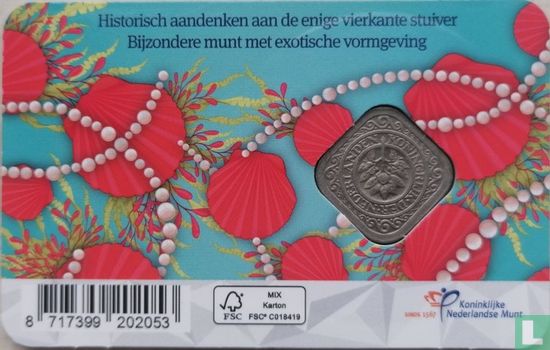 Nederland 5 cent (coincard) "110 years square stuiver" - Afbeelding 2