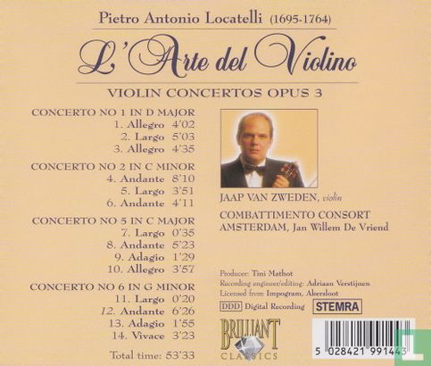 Locatelli: L'arte del violino - Afbeelding 2