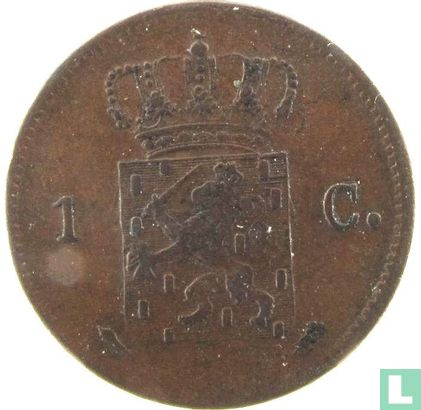 Netherlands 1 cent 1821 (caduceus) - Image 2