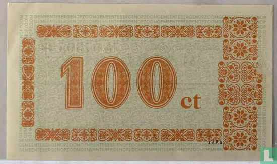 Noodgeld 1 Gulden Bergen op Zoom PL205.1.a - Afbeelding 2
