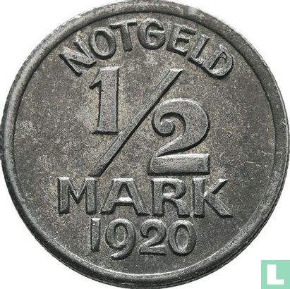 Warendorf ½ Mark 1920 - Bild 1