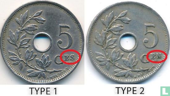 Belgium 5 centimes 1927 (FRA - type 1) - Image 3
