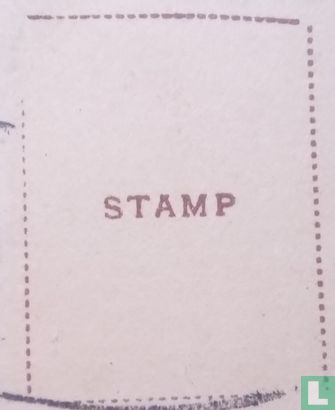  Stamp  bord pointiller.